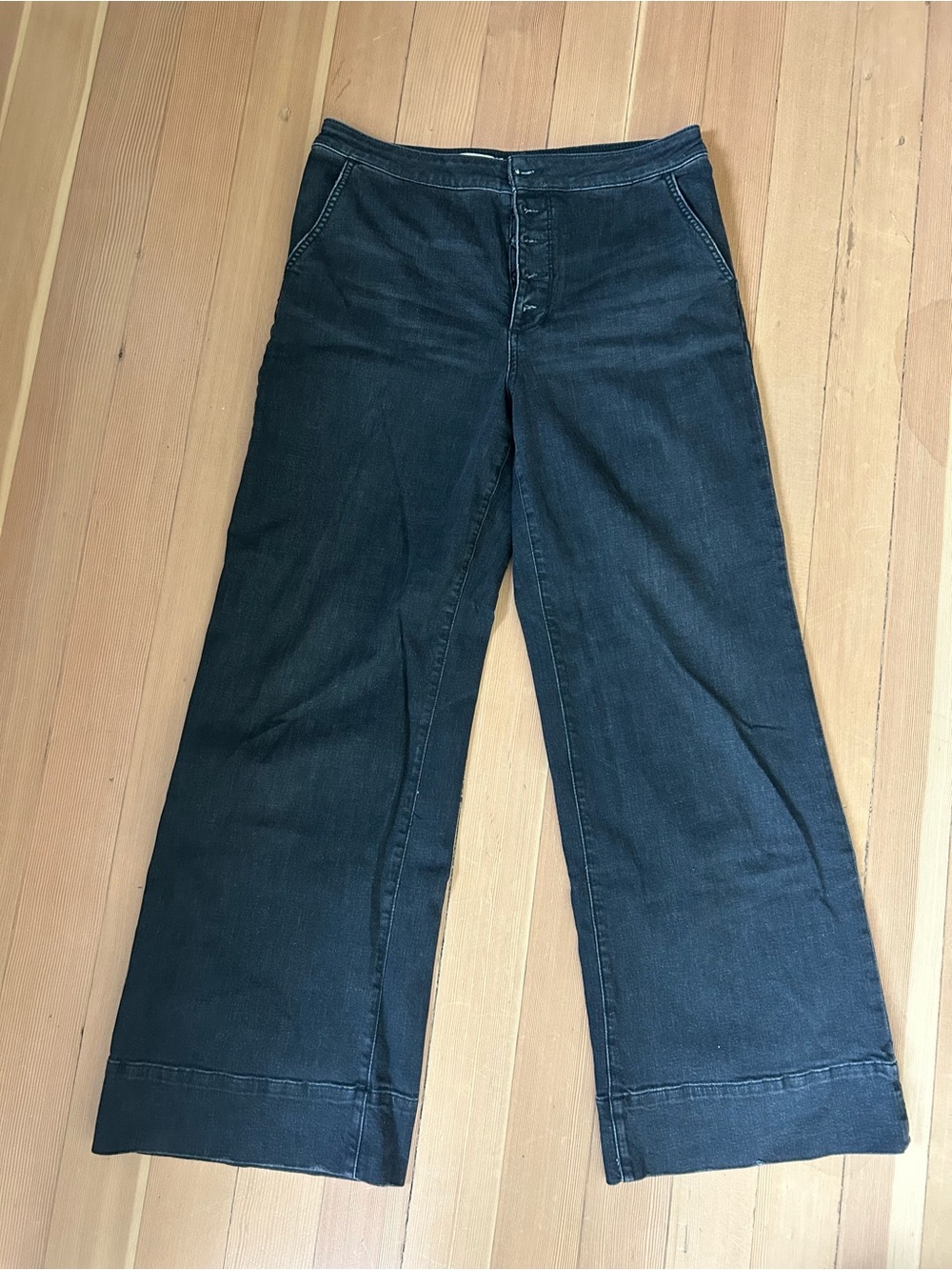 Pilcro and the letterpress dark wash jeans